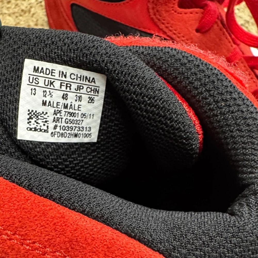 Adidas Pretereo 2.0 Wrestling Red and Black Sneakers